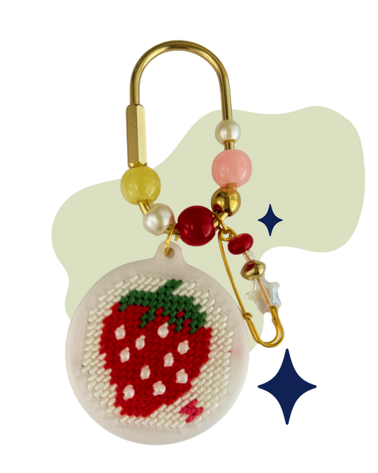 Strawberry Picnic Bag Charm Kit — Pre-Order