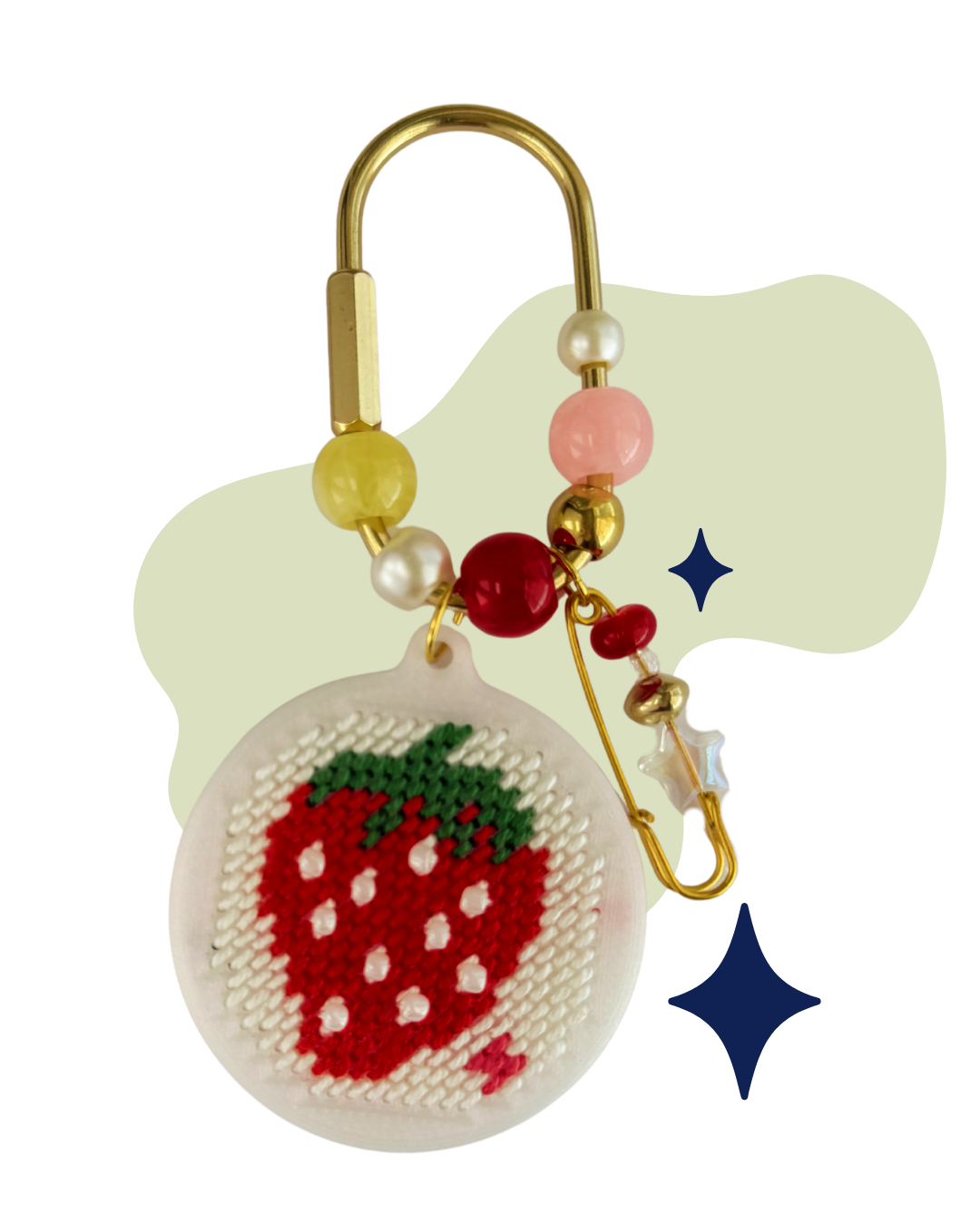 Strawberry Picnic Bag Charm Kit — Pre-Order