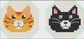 Fridge Cats Mini Magnet Frame Kit
