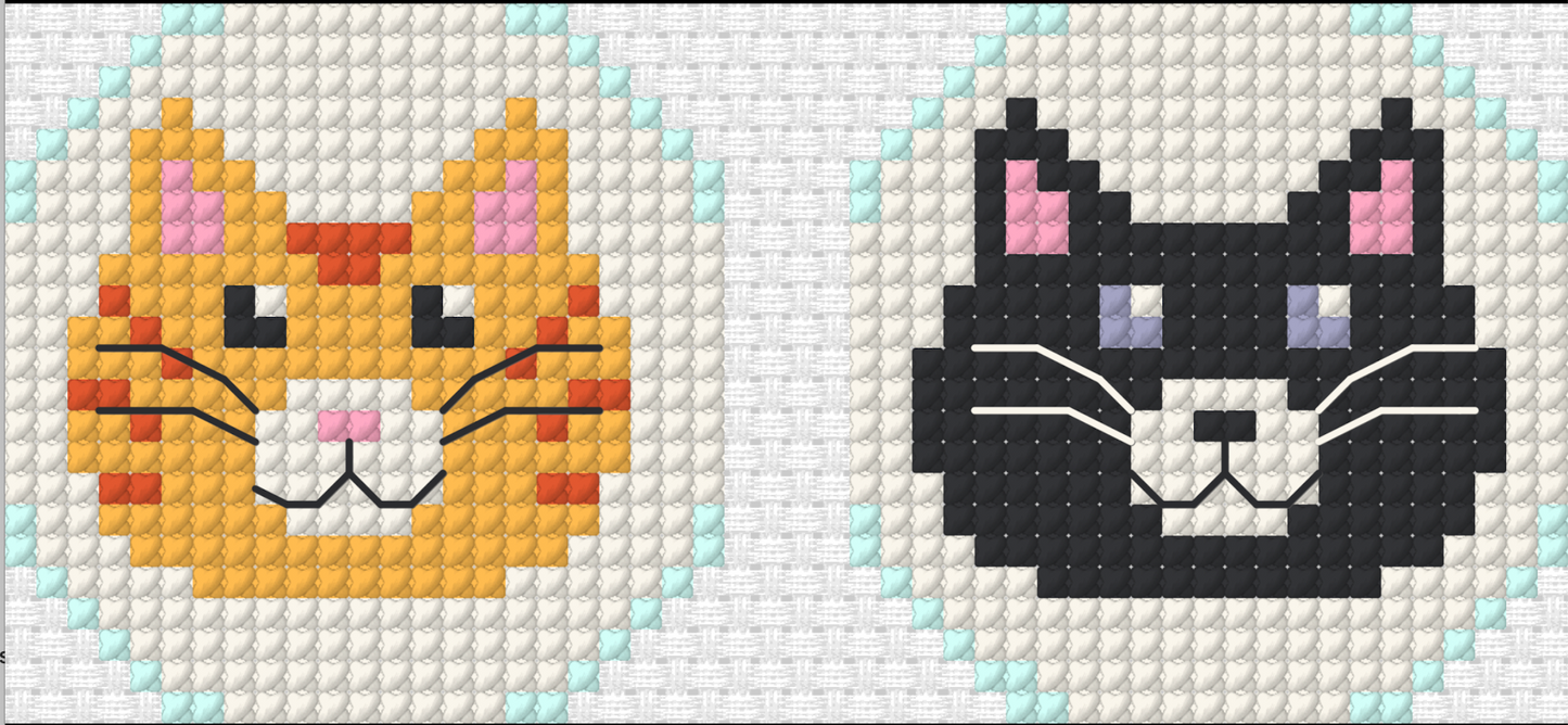 Fridge Cats Mini Magnet Frame Kit