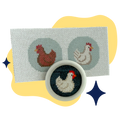 Fridge Chicken Mini Magnet Frame Kit