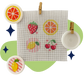Fridge Fruit Mini Magnet Frame Kit